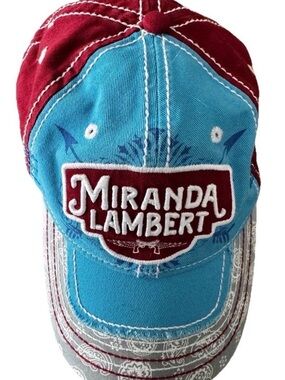 Miranda Lambert Women's Two-Tone Turquoise & Maroon Baseball Cap